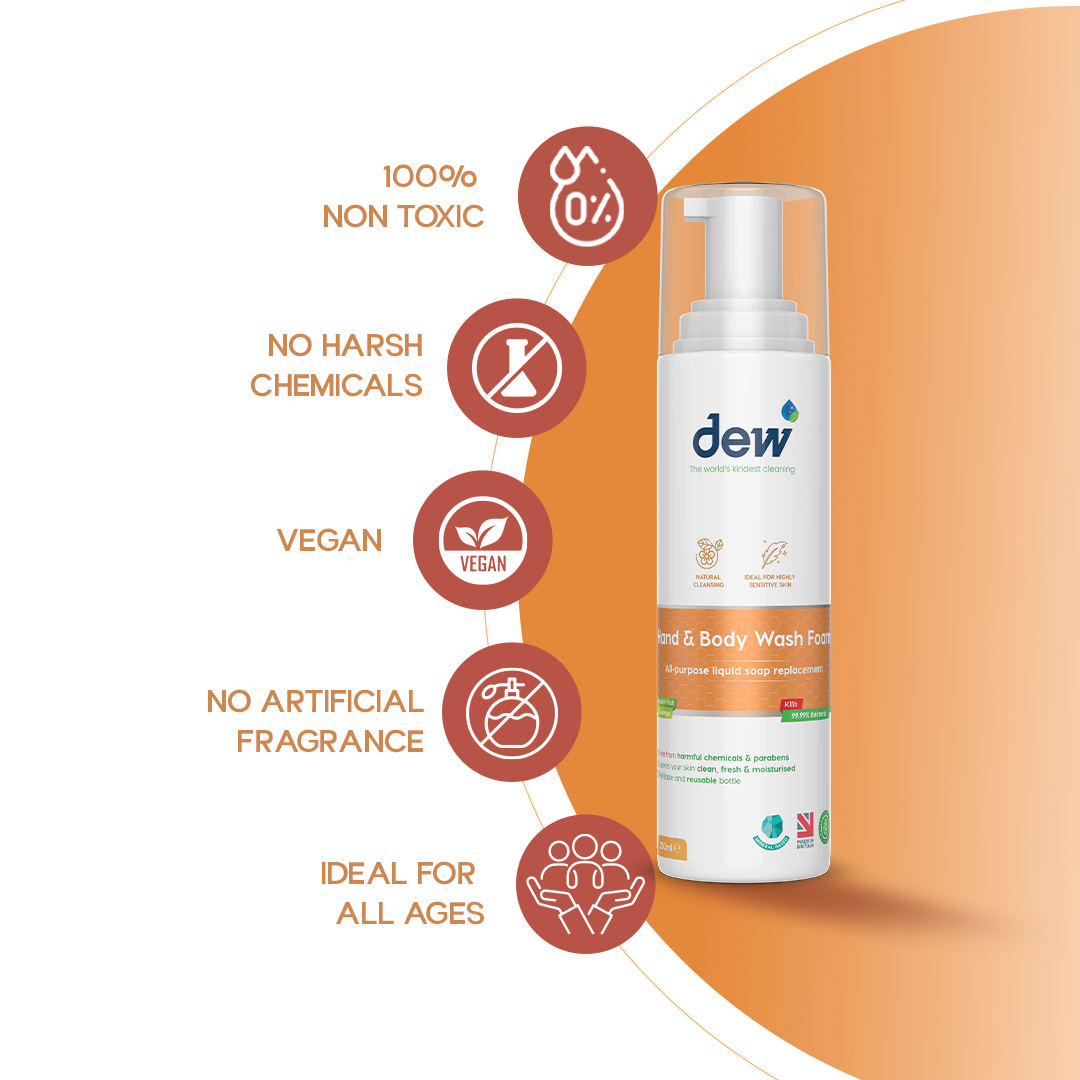 Hand & Body Wash Foam Fragrance-free